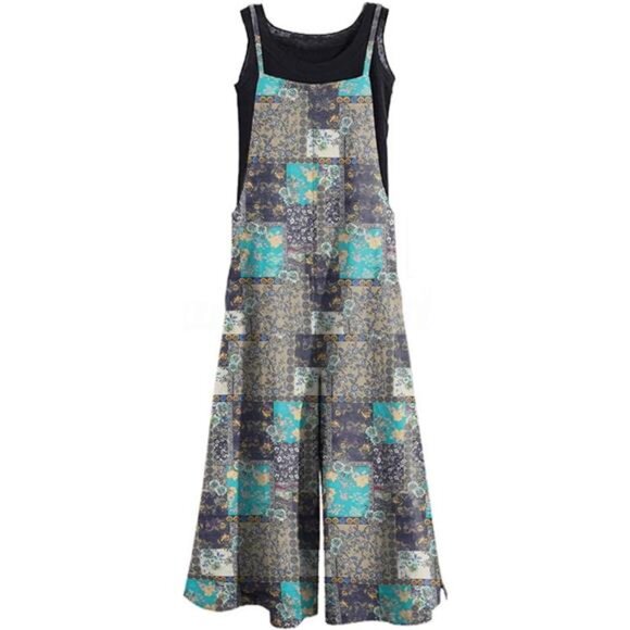 Women's Casual Loose Long Jumpsuits Jumpsuits-24 - Picture 1 of 4